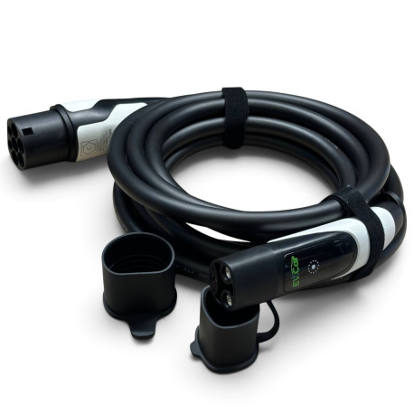 Зарядный кабель EVCar Type2-Tesla NACS   (32A, 7кВт, 6 метров)-1